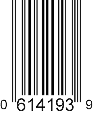 Example of an UPC E barcode