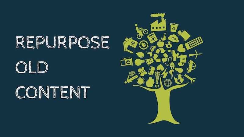 Content marketing mistake - not taking advantage of repurposing