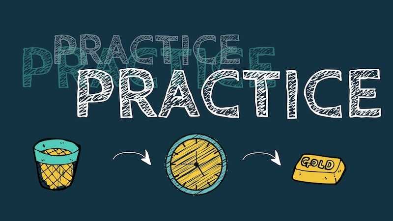 Practice makes content creating successful