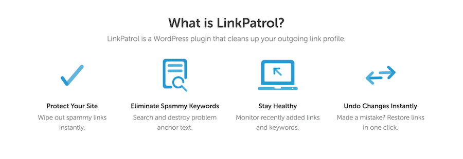 LinkPatrol WordPress Blog Plugin Screenshot