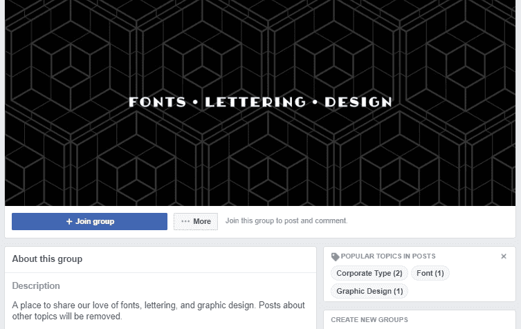 fonts lettering design - facebook groups for typography and fonts