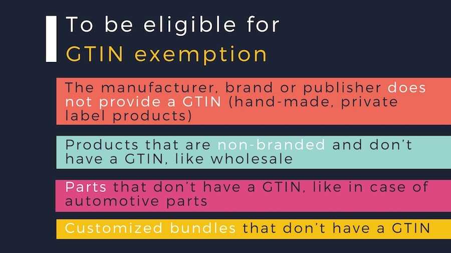 Criteria to be eligible for GTIN exemption-min